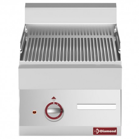 Plaque de cuisson électrique rainurée -Top- | E65/PR4T-N - Diamond