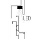 Option: Illumination LED dans moulure décorative - au (ML)