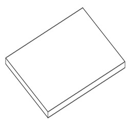 Option: Tablette supplémentaire armoire inférieure, comptoir neutre - caisse et meuble arrière neutre - au (ML)