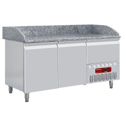 Table frigo 2 portes 600x400, 1 tiroir neutre (4x bacs 600x400)