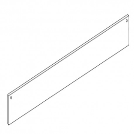 Option: plinthe côté serv. en acier inox-(ML) | ZX - Diamond