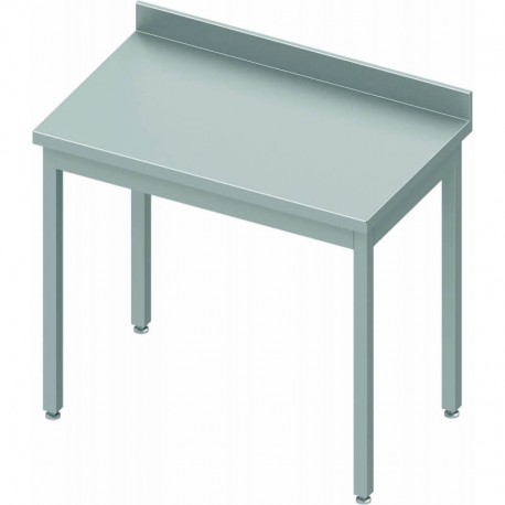 Table inox adossée P700mm | 930017100 - Stalgast