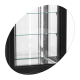 Congélateur vertical à porte vitrée