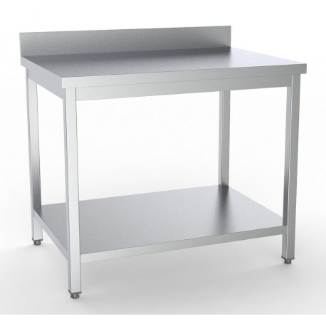 Table inox adossée profondeur 700 mm | 7333.0103 - CombiSteel