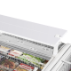 Réfrigérateur / congélateur de supermarché gris