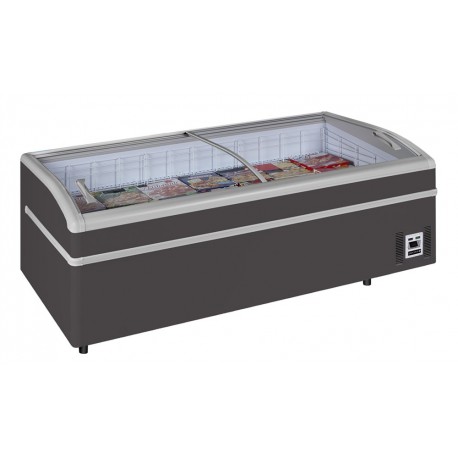 Réfrigérateur / congélateur de supermarché gris | SHALLOW 220A-CF - Tefcold