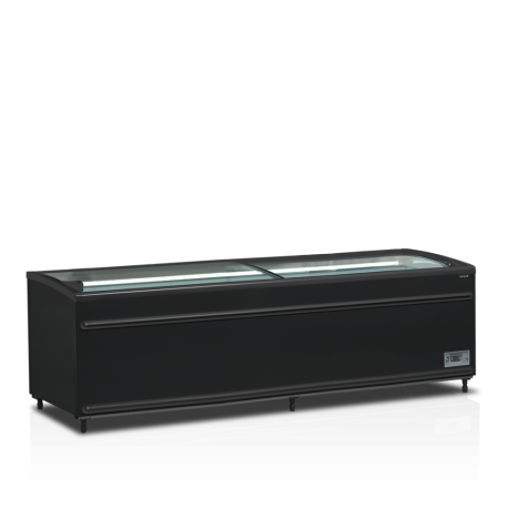 Réfrigérateur / congélateur de supermarché noir | SFI250B-CF VS - Tefcold